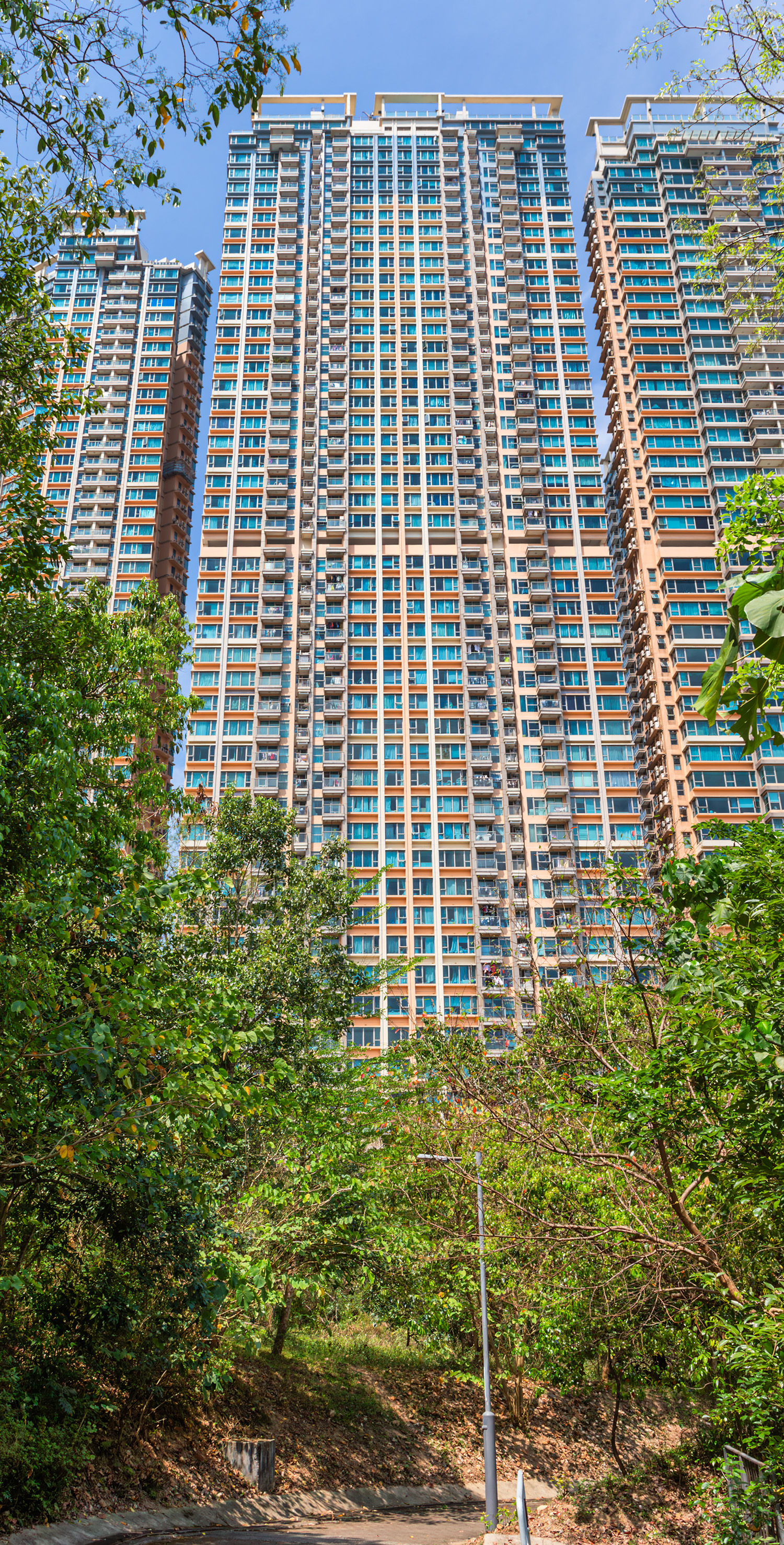 Lake Silver Tower 7, Hong Kong - Looking up. © Mathias Beinling